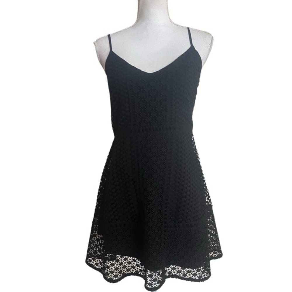 Abercrombie & Fitch Crochet Lace Skater Dress